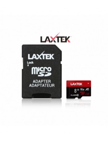 Carte mémoire 8Go Micro SD LAXTEK